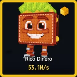 Gold Rico Dinero 53.1M s (Секретный персонаж) — Roblox, лот №231324