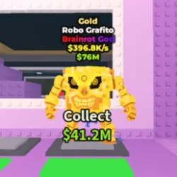Gold Robo Grafito 396.8 K s (Brainrot God персонаж) — Roblox, лот №231325
