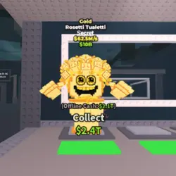 Gold Rosetti Tualetti (Секретный персонаж) — Roblox, лот №231329