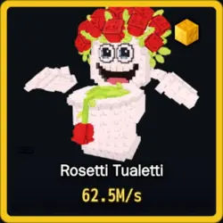 Gold Rosetti Tualetti 62.5M s (Секретный персонаж) — Roblox, лот №231331