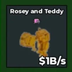 Gold Rosey and Teddy 1B s (Секретный персонаж) — Roblox, лот №231333
