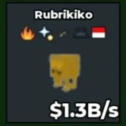 GOLD RUBRIKIKO 1.3 B S (Секретный персонаж) — Roblox, лот №231342