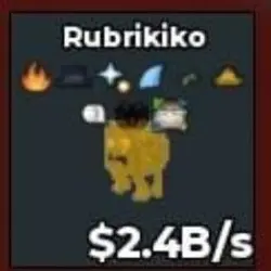 Gold Rubrikiko 2.4B s Good Trait And Kiisuki (Секретный пер… — Roblox, лот №231345