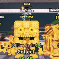 Gold Rubrikiko 927.5M S (Spider + 2 Traits) #A5Q7X2 (Секрет… — Roblox, лот №231350