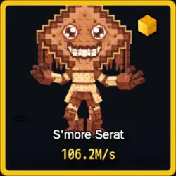Gold S'more Serat 106.2M s (Секретный персонаж) — Roblox, лот №231362