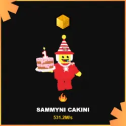 Gold Sammyni Cakini 531.2M s (Секретный персонаж) — Roblox, лот №231380