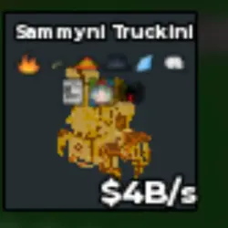 Gold sammyni truckini (Секретный персонаж) — Roblox, лот №231410