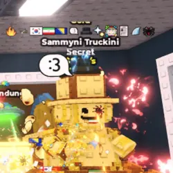 Gold Sammyni Truckini 5.3B s (Секретный персонаж) — Roblox, лот №231420