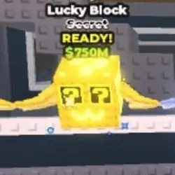 Gold Secret Lucky Block (Секретный персонаж) — Roblox, лот №231442