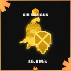 Gold Sir Mangus 46.8M s (Секретный персонаж) — Roblox, лот №231448