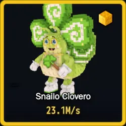 Gold Snailo Clovero 23.1M s (Секретный персонаж) — Roblox, лот №231466