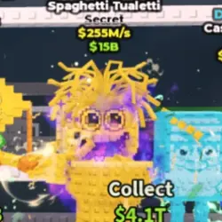 gold Spaghetti Tualetti 255m s (Секретный персонаж) — Roblox, лот №231475