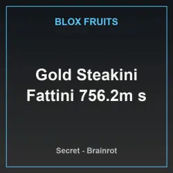 Gold Steakini Fattini 756.2m s (Секретный персонаж) — Roblox, лот №231512
