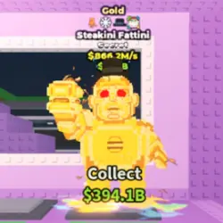 Gold Steakini Fattini 866.2 M s (4 Traits) (Zombie Trait) (… — Roblox, лот №231515