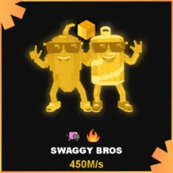 Gold Swaggy Bros 450M s (Секретный персонаж) — Roblox, лот №231544
