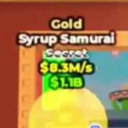 Gold Syrup Samurai (Секретный персонаж) — Roblox, лот №231340