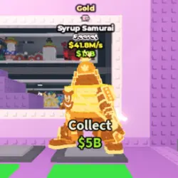 Gold Syrup Samurai 41.8 M s (1 TRAIT) (Секретный персонаж) — Roblox, лот №231344