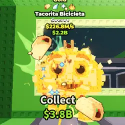 Gold Tacorita Bicicleta 226,8M s (Секретный персонаж) — Roblox, лот №231368