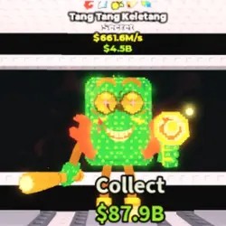 Gold Tang Tang Keletang 661.6 M s Trair Lucky (Секретный пе… — Roblox, лот №231387