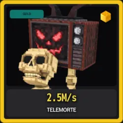Gold Telemorte 2.5M s (Секретный персонаж) — Roblox, лот №231392