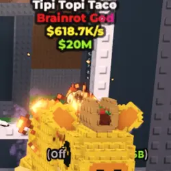 Gold Tipi Topi Taco - 618.7K s - God - Fire (Brainrot God п… — Roblox, лот №231409