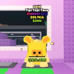 Gold Tipi Topi Taco 93.7 K s (Brainrot God персонаж) — Roblox, лот №231411