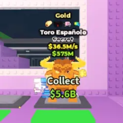 Gold Toro Espanolo 36.5 M s (4 TRAITS) (Секретный персонаж) — Roblox, лот №231418