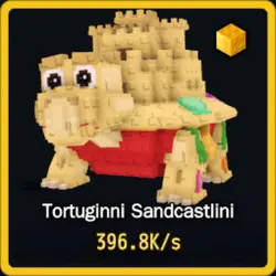 Gold Tortuginni Sandcastlini 396.8K s (Brainrot God персона… — Roblox, лот №231424