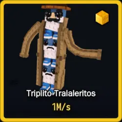Gold Triplito Tralaleritos 1M s (Секретный персонаж) — Roblox, лот №231452