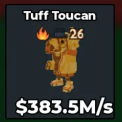 Gold Tuff Toucan 383.5 M s (Секретный персонаж) — Roblox, лот №231464