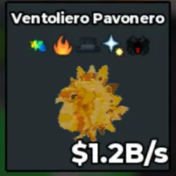 Gold Ventoliero Pavonero (f01530) (Секретный персонаж) — Roblox, лот №231469