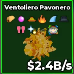Gold Ventoliero Pavonero (f02092) (Секретный персонаж) — Roblox, лот №231473