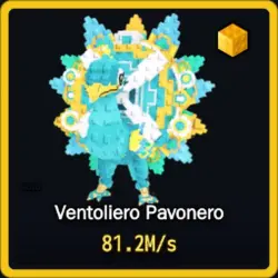 Gold Ventoliero Pavonero 81.2M s (Секретный персонаж) — Roblox, лот №231486