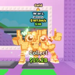 Gold W or L 187.5 M s (FIRE TRAIT) (Секретный персонаж) — Roblox, лот №231503