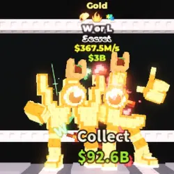 Gold W or L 367.5 M s (Секретный персонаж) — Roblox, лот №231505