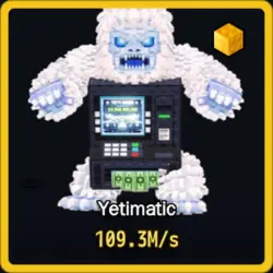 Gold Yetimatic 109.3M s (Секретный персонаж) — Roblox, лот №231520