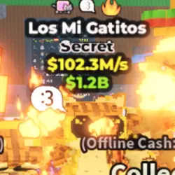 GOOD TRAITS [Gold] Los Mi Gatitos 102.3M 3 Trait *57 (Секре… — Roblox, лот №231366
