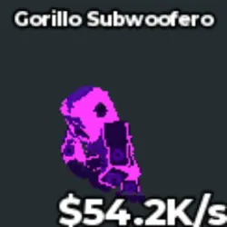 Gorillo Subwoofero Galaxy (Мифический персонаж) — Roblox, лот №231423