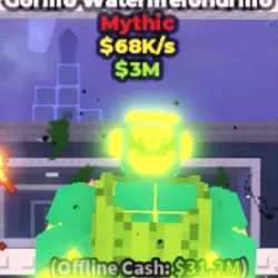 Gorillo Watermelondrillo Radioactive 68 K s (Мифический пер… — Roblox, лот №231538