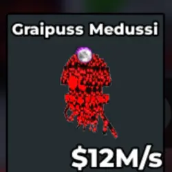 Graipuss Medussi - Cursed - $12M s (Секретный персонаж) — Roblox, лот №231564