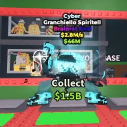 Granchiello Spiritell - Cyber - 2.8M s - First (Brainrot Go… — Roblox, лот №231604