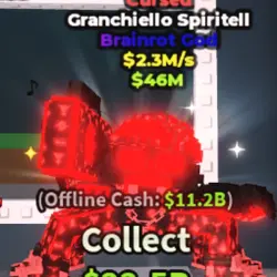 Granchiello Spiritell [Cursed] 2.3 M s (Brainrot God персон… — Roblox, лот №231610