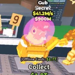 Gub 41.2M s Gold (Секретный персонаж) — Roblox, лот №231659