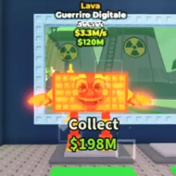 Guerriro Digitale - Lava (Секретный персонаж) — Roblox, лот №231718