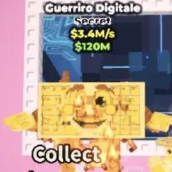 Guerriro Digitale GOLD 3.4M s (Секретный персонаж) — Roblox, лот №231743