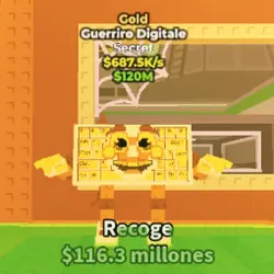 Guerriro Digitale Gold 687.5K s - Secret (Секретный персона… — Roblox, лот №231750