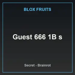 Guest 666 1B s (Секретный персонаж) — Roblox, лот №231782