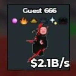 Guest 666 2.1B s JOHN PORK bayu (Секретный персонаж) — Roblox, лот №231784