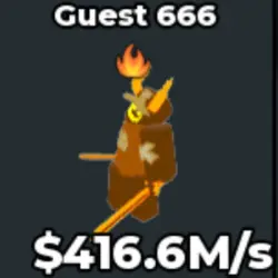 Guest 666 473 (Секретный персонаж) — Roblox, лот №231786