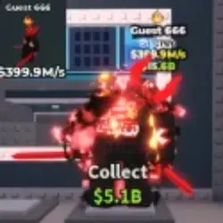 Guest 666 [399.9M s] + Fire Trait For Los Hacker Crafting (… — Roblox, лот №231795